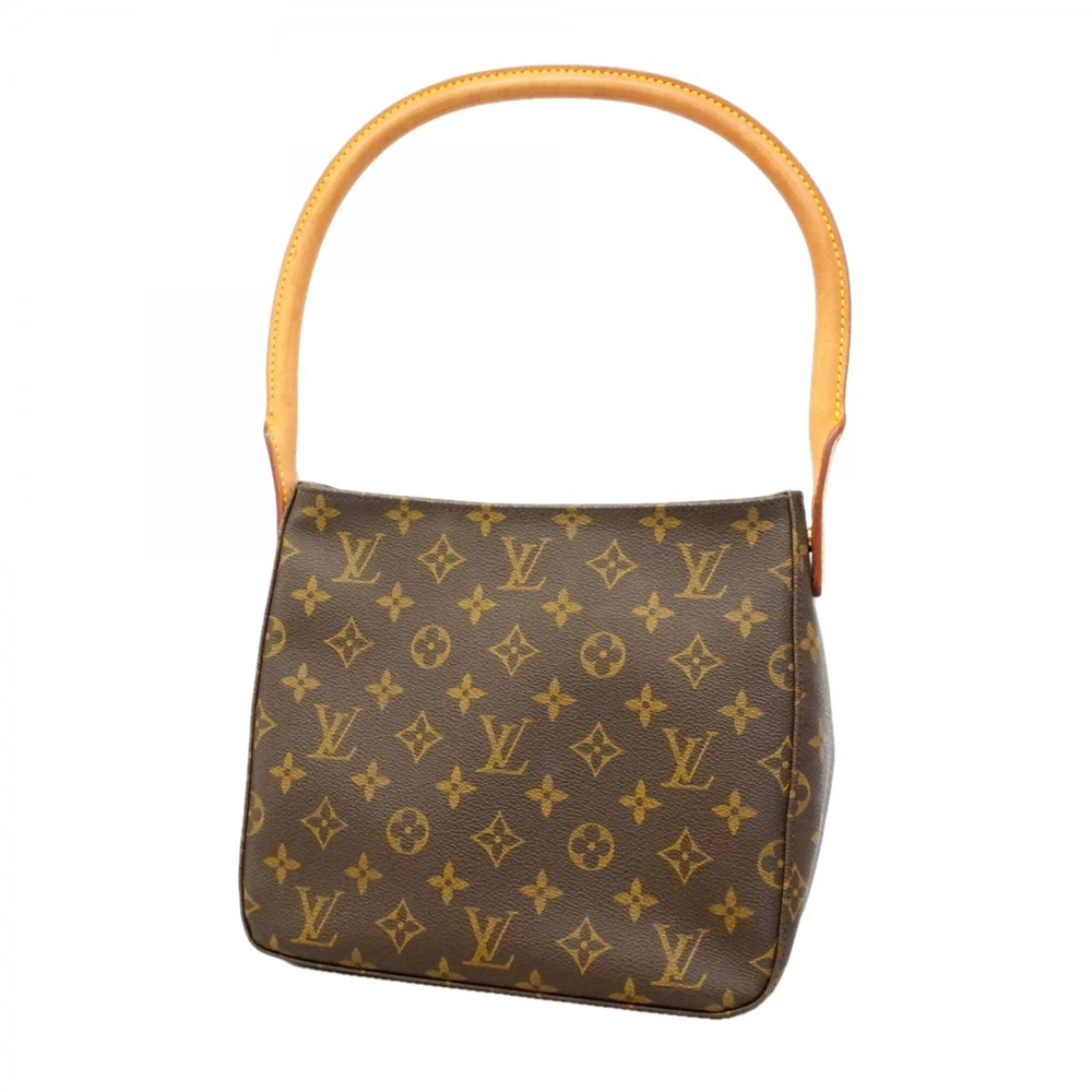LOUIS VUITTON Brown Monogram Looping MM Shoulder Bag
